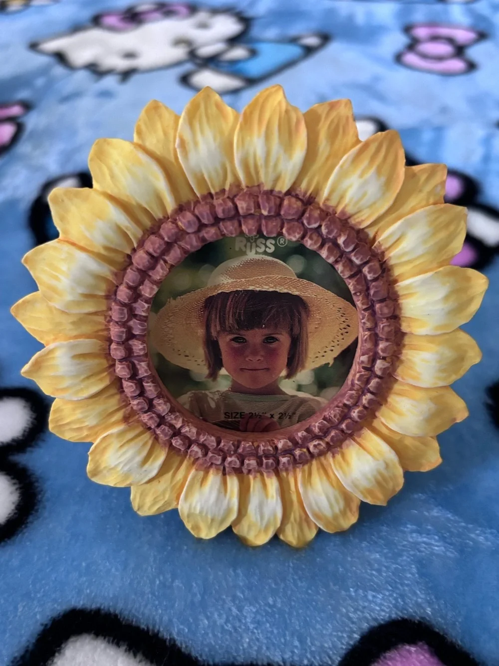 Russ vintage 90s Sunflower photo frame